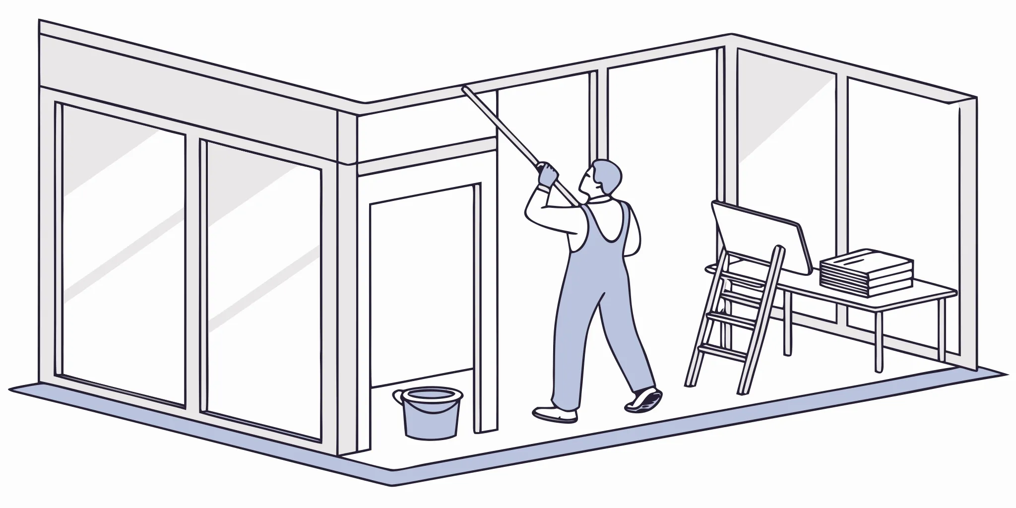 Professional window vinyl installation, a key factor in the final project cost.