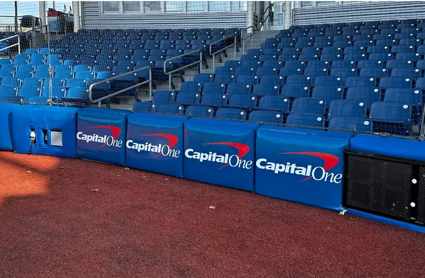Hillsboro Hops stadium seating vinyl graphics installation by AP Installations