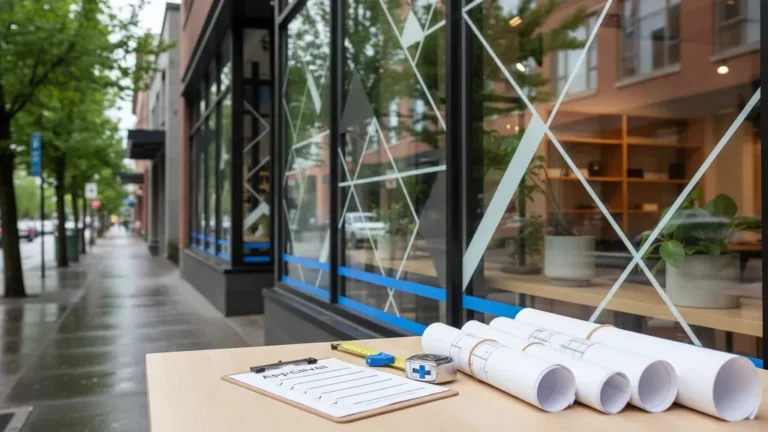 Storefront graphics permit checklist planning for retail window and exterior vinyl installation