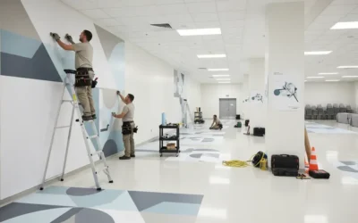 Temporary Event Graphics Installation Timeline