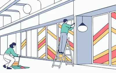 Retail Barricade Wraps: Installation & Logistics Guide